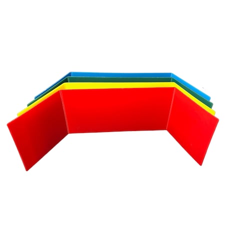 Flipside Assorted Plastic Study Carrel, PK12 19279